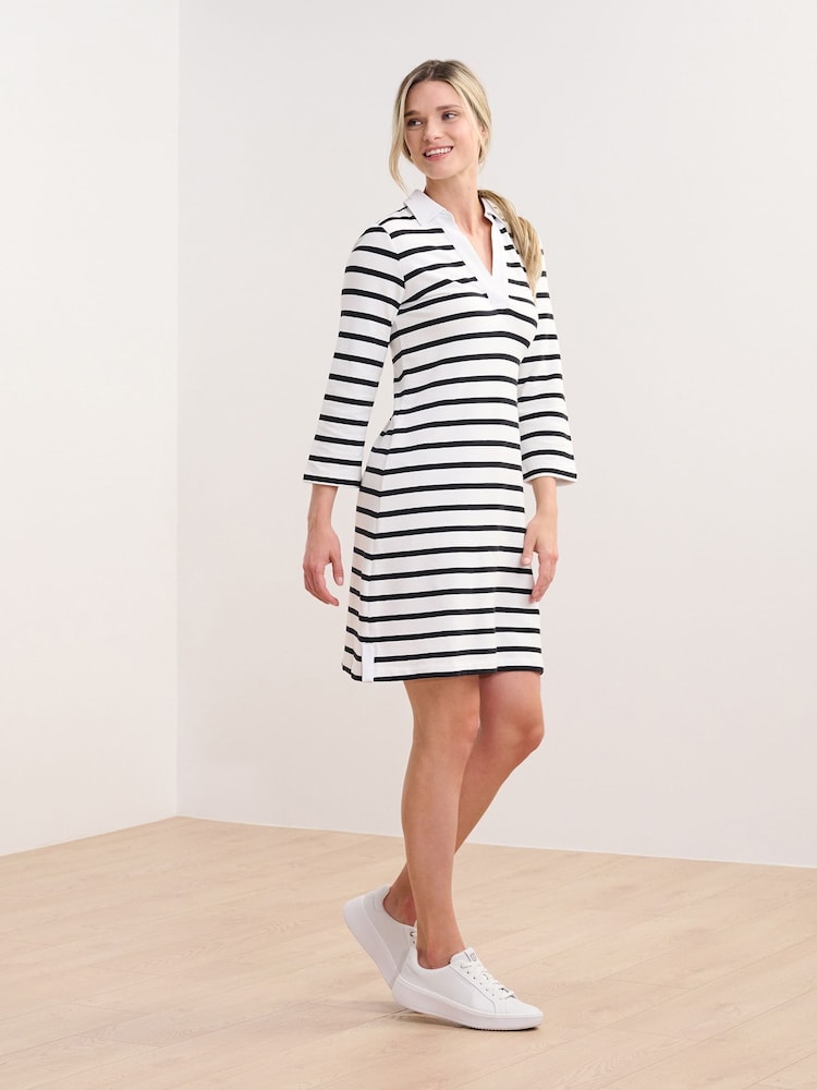 Hatley Taylor Dress Black And White Stripes - Image 5 of 5