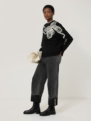 Jigsaw Black Cornelli SweatShirt - Image 3 of 6