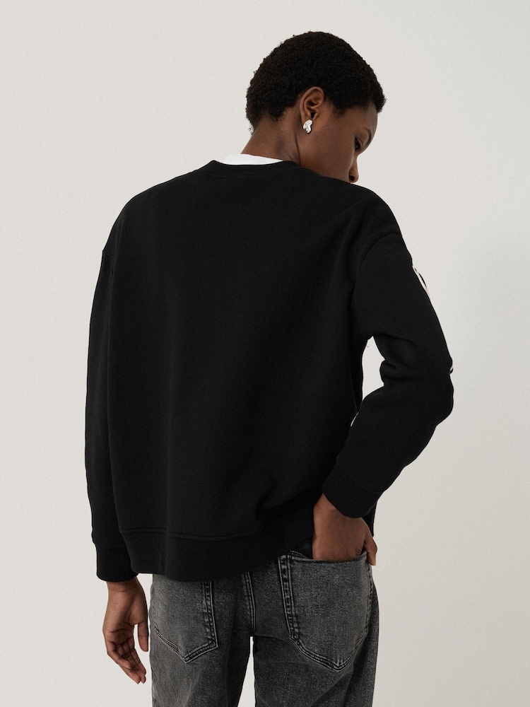 Jigsaw Black Cornelli SweatShirt - Image 4 of 6