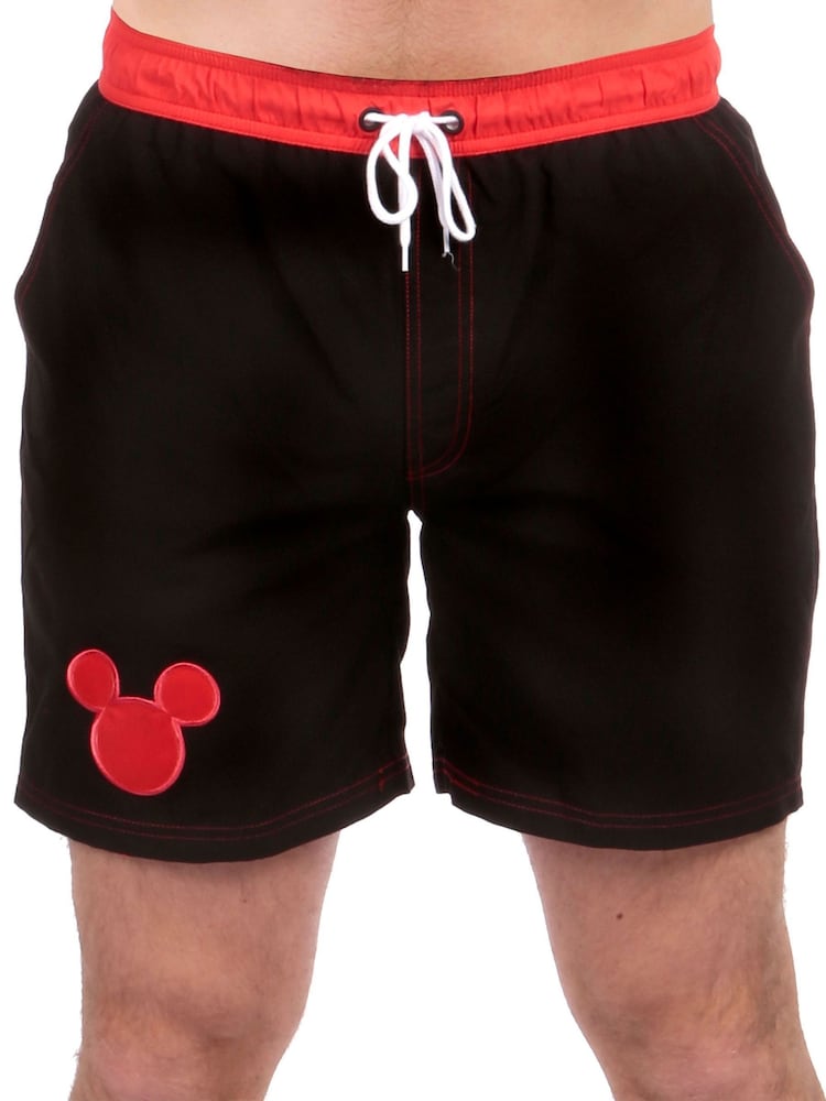 Character Black Disney Mickey Mouse Swim Shorts - Image 4 of 4 Character Black Disney Mickey Mouse Swim Shorts - Image 4 of 4