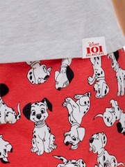 Character Grey Disney 101 Dalmatians Short 100% Cotton Pyjamas - Image 3 of 3