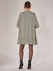 Jolie Moi Green Long Sleeve Shirt Dress - Image 3 of 6