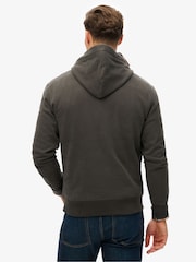 Superdry Black Essential Logo 100% Cotton Hoodie - Image 2 of 6