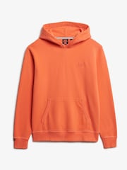 Superdry Orange Essential Logo 100% Cotton Hoodie - Image 5 of 5