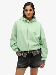 Superdry Green Studios Zip Hoodie - Image 1 of 6