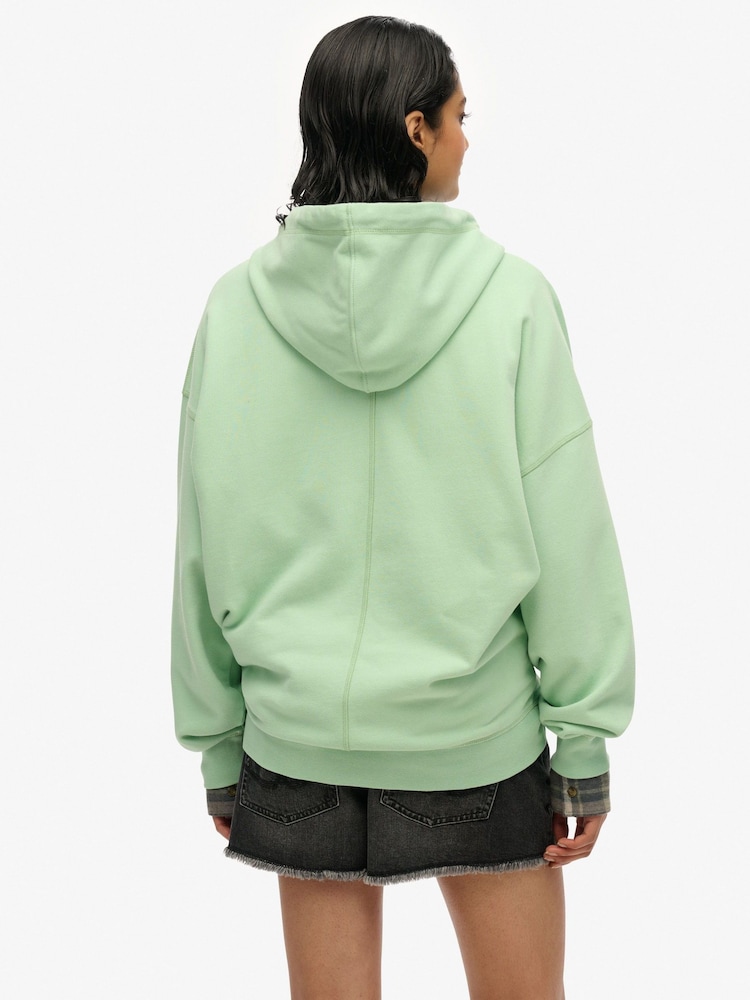 Superdry Green Studios Zip Hoodie - Image 2 of 6