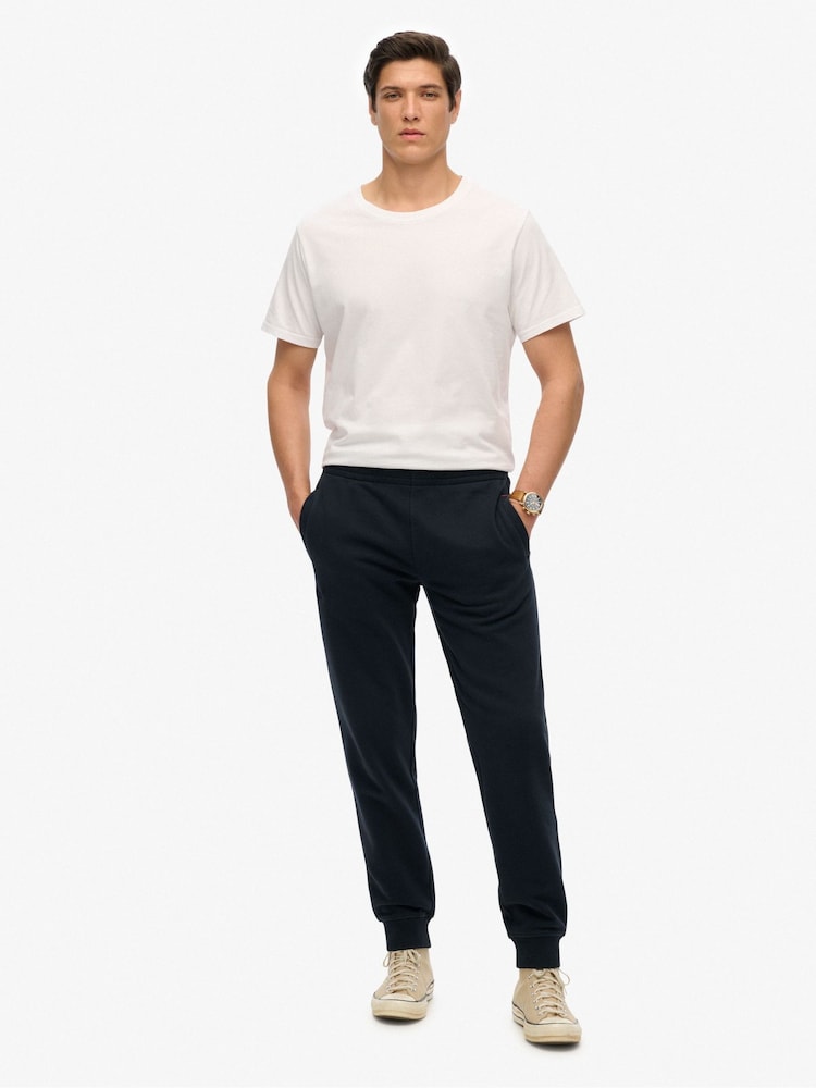 Superdry Black Essential Logo Joggers - Image 1 of 7