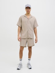 JACK & JONES Grey Resort Collar Shirt and Loungewear set - Image 2 of 7