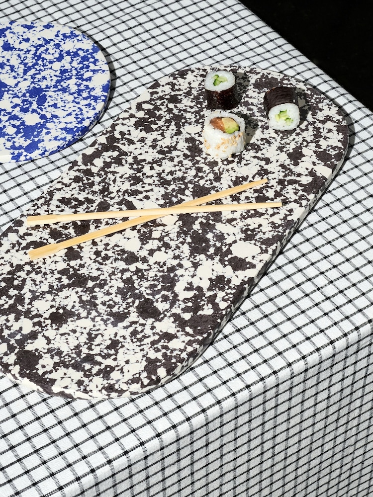 Curateology Black Rock Large Serving Tray - Image 1 of 3