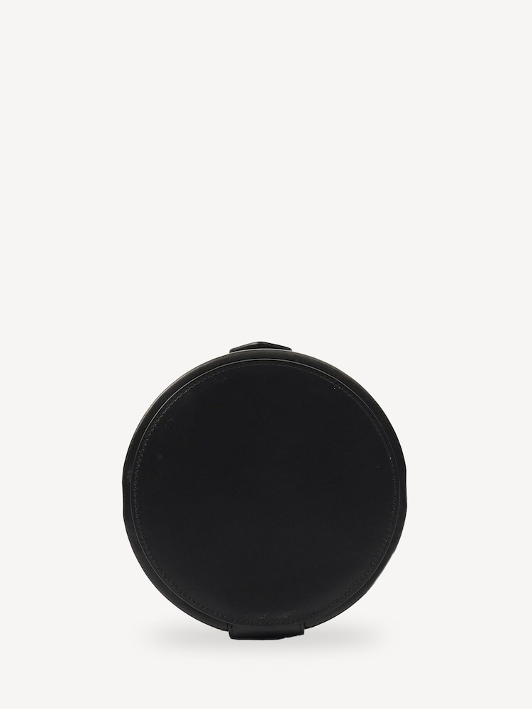 Celine Triomphe Oval Cross-Body Black Bag - Image 2 of 7