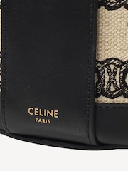 Celine Triomphe Oval Cross-Body Black Bag - Image 5 of 7