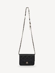 The Handbag Clinic Mini Chanel Belt Black Bag - Image 1 of 7