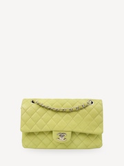 CHANEL Green Classic Medium Shoulder Bag - Image 1 of 6