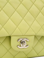 CHANEL Green Classic Medium Shoulder Bag - Image 5 of 6