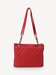 CHANEL Red Tote Bag - Image 2 of 6