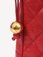 CHANEL Red Tote Bag - Image 5 of 6