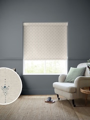 Emily Bond Fowey Blue Honor Made to Measure Roller Blind - Image 1 of 5