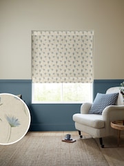 Emily Bond Blue Cornflower Made to Measure Roman Blind - Image 1 of 6