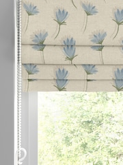 Emily Bond Blue Cornflower Made to Measure Roman Blind - Image 3 of 6