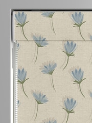 Emily Bond Blue Cornflower Made to Measure Roman Blind - Image 5 of 6