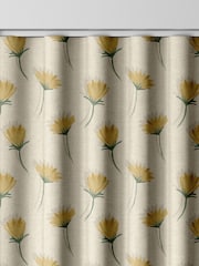 Emily Bond Yellow Cornflower Made to Measure Curtains - Image 5 of 9