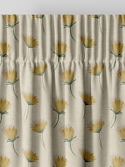 Emily Bond Yellow Cornflower Made to Measure Curtains - Image 6 of 9