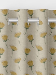 Emily Bond Yellow Cornflower Made to Measure Curtains - Image 7 of 9