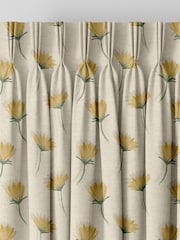 Emily Bond Yellow Cornflower Made to Measure Curtains - Image 8 of 9