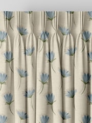 Emily Bond Blue Cornflower Made to Measure Curtains - Image 3 of 9