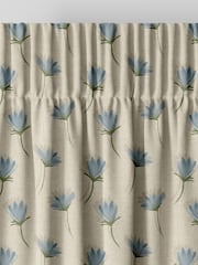 Emily Bond Blue Cornflower Made to Measure Curtains - Image 6 of 9
