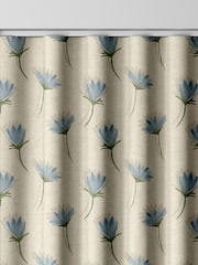 Emily Bond Blue Cornflower Made to Measure Curtains - Image 8 of 9