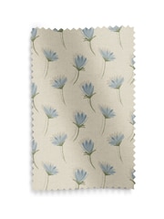 Emily Bond Blue Cornflower Made to Measure Curtains - Image 9 of 9