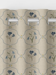 Emily Bond Steel Blue Margot Made to Measure Curtains - Image 7 of 8