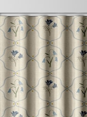Emily Bond Steel Blue Margot Made to Measure Curtains - Image 8 of 8