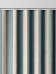 Emily Bond Fowey Blue Parasol Stripe Made to Measure Curtains - Image 3 of 9