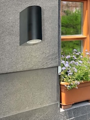 Searchlight Black Imola Large Outdoor Wall Light - Image 1 of 4