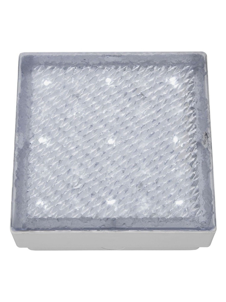 Searchlight White Edge Square Glow Outdoor Recessed Light - Image 2 of 4 Searchlight White Edge Square Glow Outdoor Recessed Light - Image 2 of 4