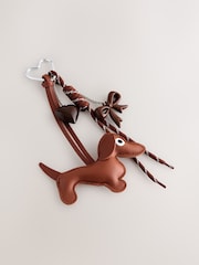 Brown Dog Charm Bag - Image 1 of 4