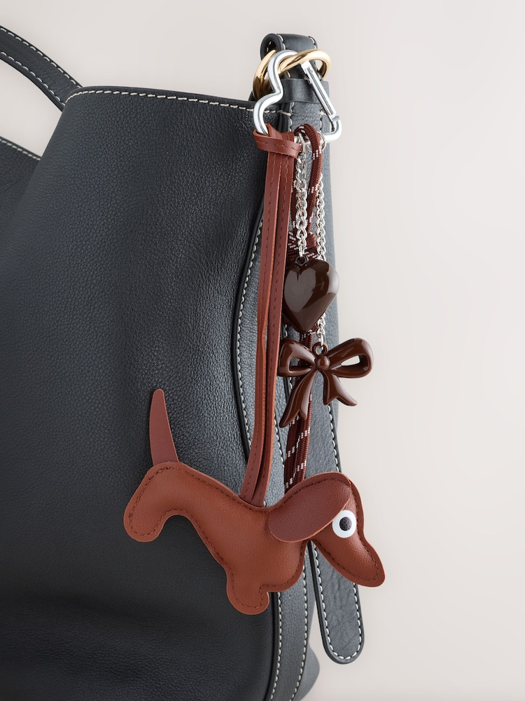 Brown Dog Charm Bag - Image 4 of 4