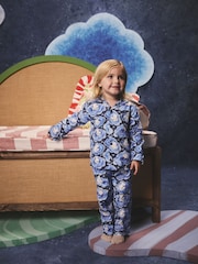 Navy Cath Kidston Moomins Button Through Pyjamas - Image 1 of 6