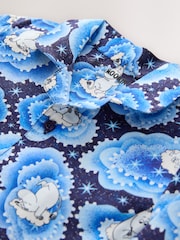 أزرق داكن - بيجاما تشكيلة Moomins بأزرار كاملة من Cath Kidston - صورة 8 من 9