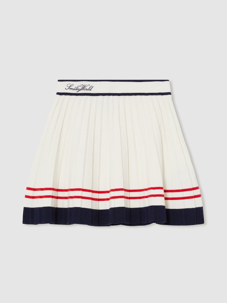 Reiss Off White 13-14 yrs SmileyWorld | Reiss Tennis Skirt - Image 1 of 5