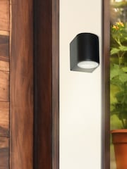 Searchlight Black Imola Small Outdoor Wall Light - Image 1 of 4