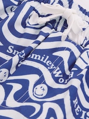 Reiss Bright Blue Dive 3-9 yrs SmileyWorld | Reiss Wave Swim Shorts - Image 4 of 4