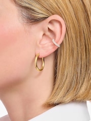 Thomas Sabo Gold Tone Classic Hoop Earrings - Image 3 of 3