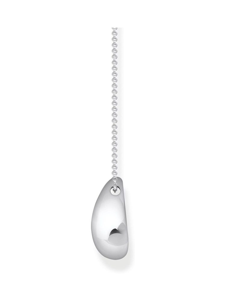 Thomas Sabo Silver Tone Timeless Shapes Necklace With Drop Pendant - Image 2 of 3