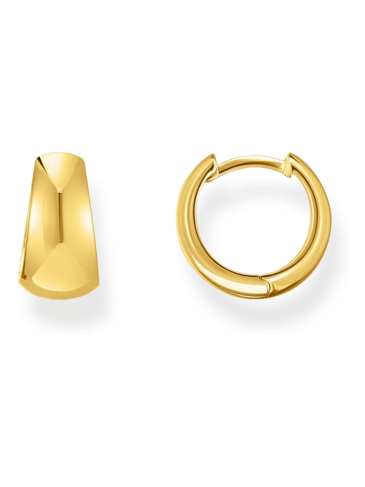 Thomas Sabo Gold Tone Gold-Plated Trapezoidal Hoop Earrings - Image 1 of 2