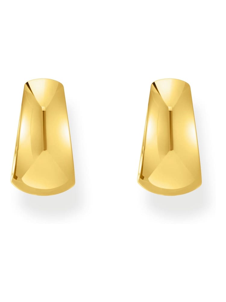 Thomas Sabo Gold Tone Gold-Plated Trapezoidal Hoop Earrings - Image 2 of 2