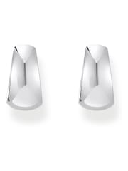 Thomas Sabo Silver Tone Trapezoidal Hoop Earrings - Image 2 of 2