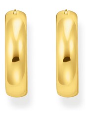 Thomas Sabo Gold Tone Creoles Chunky Earrings - Image 2 of 3